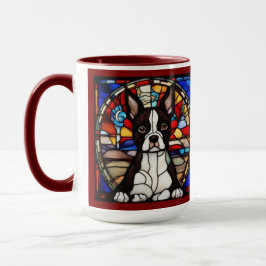 Taza de café linda Boston Terrier