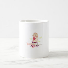 Taza De Café Linda Chica Anime Hada Chibi Sigue Creciendo Posit