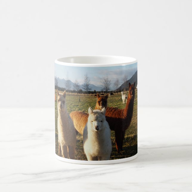 Taza de café linda de la alpaca (Centro)