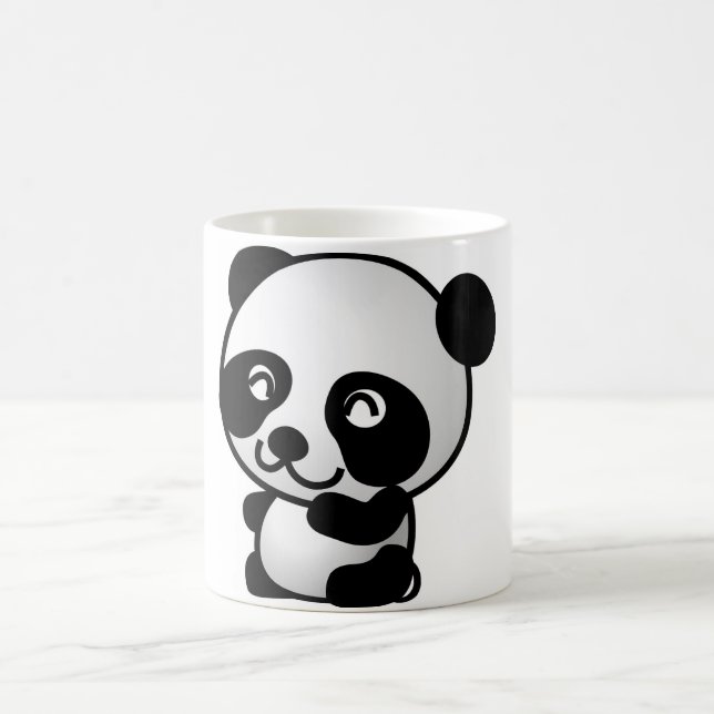 Taza de café linda de la panda (Centro)