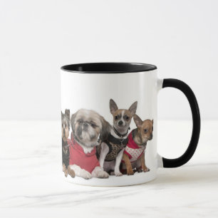 Taza de café linda de los amigos del perro