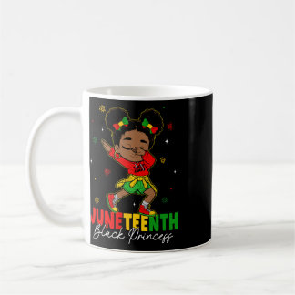 Taza De Café Linda niña negra haciendo dabbing Princesa negra J