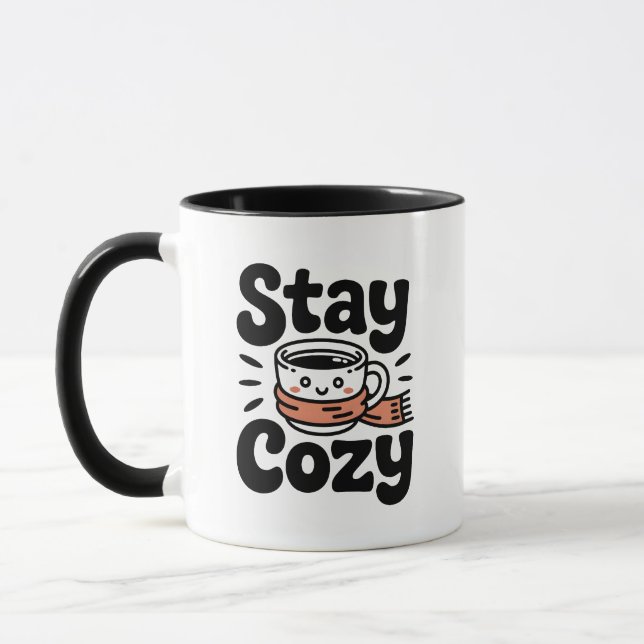 Taza de café linda y acogedora (Izquierda)