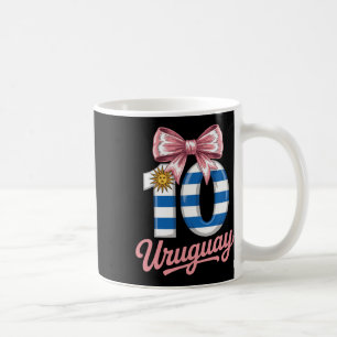 Taza De Café Lindo 10 Uruguay Cumpleaños Chica Número 10 Fútbol