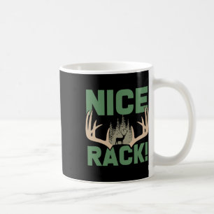 Taza De Café Lindo antlers de cremallera venganza cacería humor