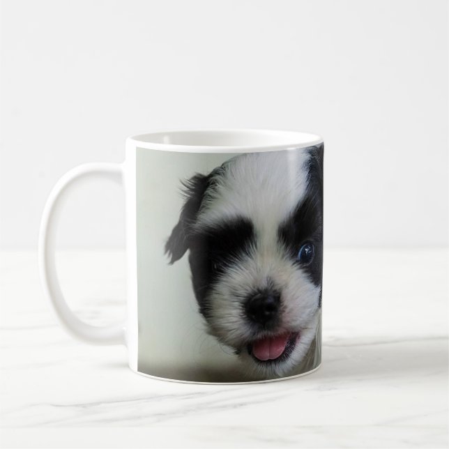 Taza De Café lindo cachorro (Izquierda)