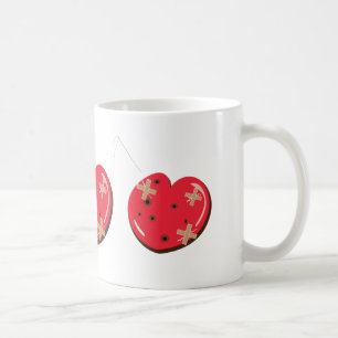 Taza De Café lindo corazón personalizado mug