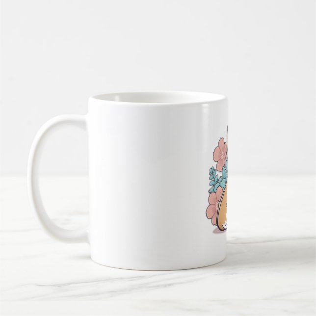Taza De Café lindo corgi (Izquierda)