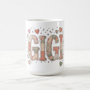 Taza De Café Lindo Gigi de Patchwork Campestre