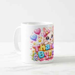Taza De Café Lindo Kawaii Gracias un Montón Nombre de Gato Rosa