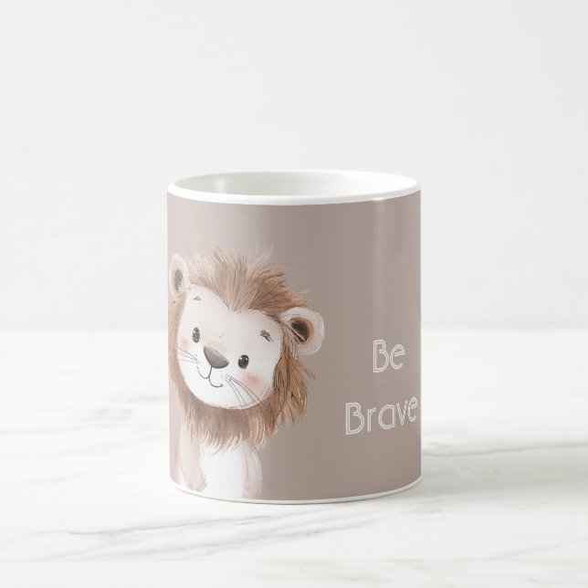 Taza De Café Lindo León Marrón Dulce (Centro)