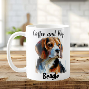 Taza De Café Lindo Mi Beagle Personaliza
