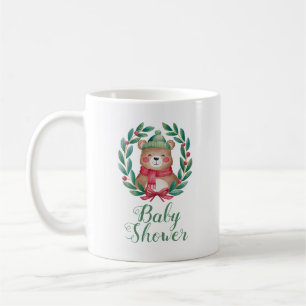 Taza De Café lindo oso acuarela bebé