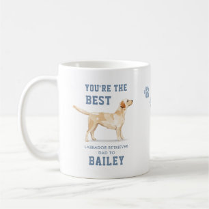 Taza De Café Lindo padre de perro Labrador Retriever Foto