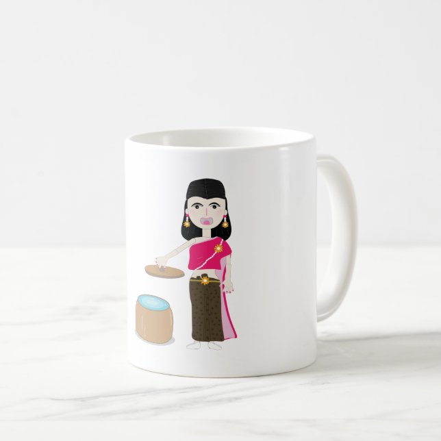 Taza De Café lindo personalizado mug (Anverso derecho)