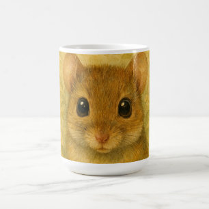 Taza De Café Lindo ratoncito curioso