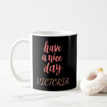 Lindo Regalo de Tipografía Rosa Ten un Buen Día