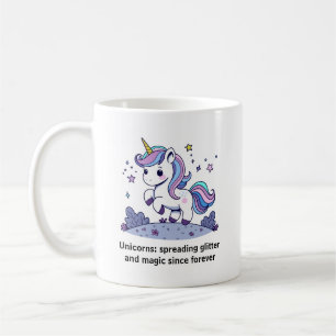 Taza De Café Lindo Unicornio Kawaii de Pastel