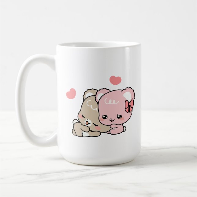 Taza De Café lindos cachorros de azúcar (Izquierda)