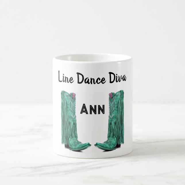 Taza De Café Line Dance Diva Mug (Centro)