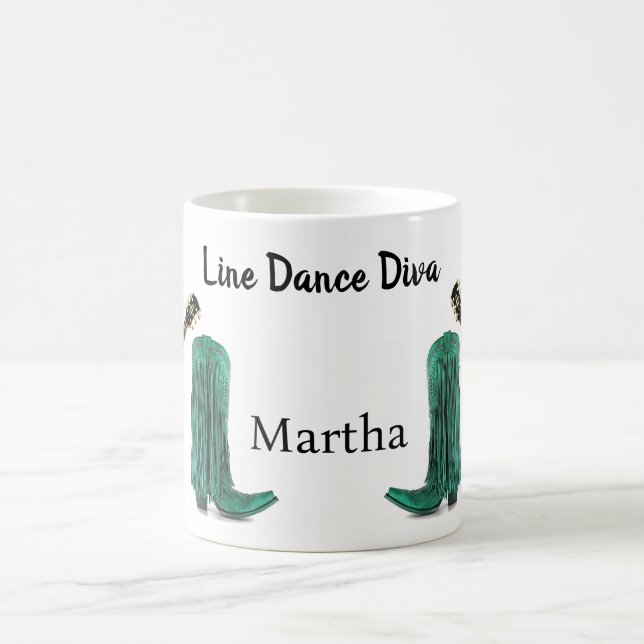 Taza De Café Line Dance Diva Mug (Centro)