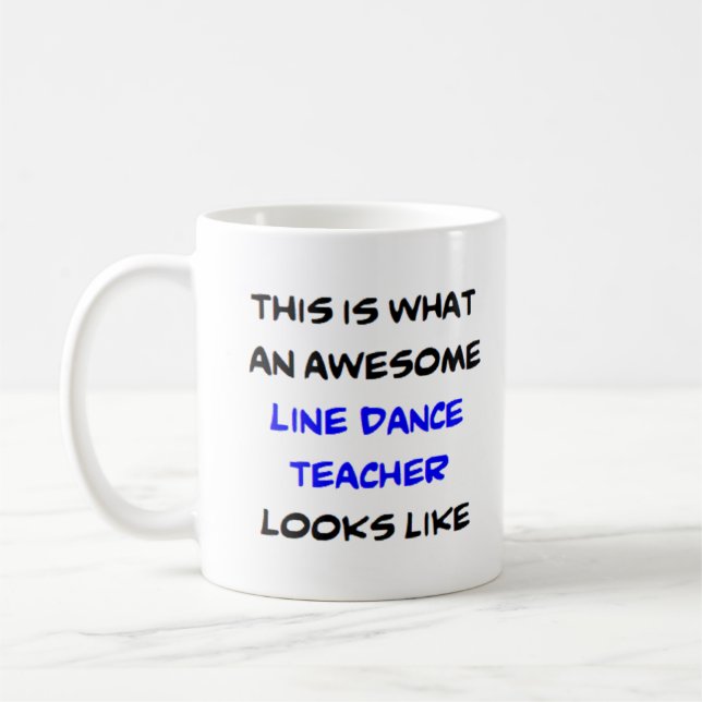 Taza De Café line dance teacher, awesome (Izquierda)