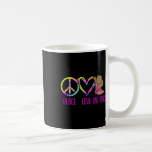 Taza De Café Line Dancing Dance Teacher Tie Dye Peace Love Line