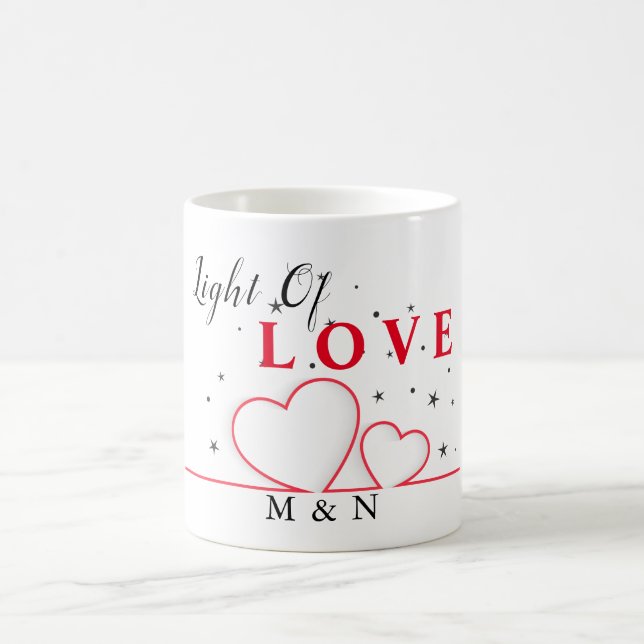 Taza De Café Line Of Hearts Light Of Love (Centro)