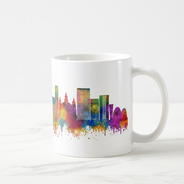 Taza De Café Línea aérea Belo Horizonte Brasil (Derecha)