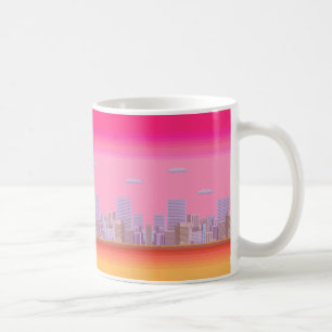 Taza De Café Línea aérea de 8 bits