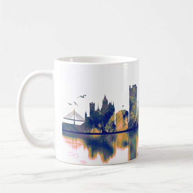 Taza De Café Línea aérea de Bonn (Izquierda)