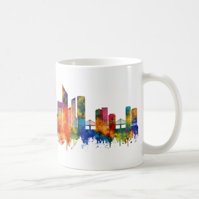 Taza De Café Línea aérea de Brisbane Australia (Derecha)