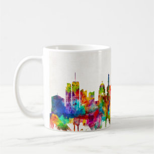Taza De Café Línea aérea de Jerusalén Israel