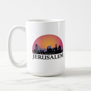 Taza De Café Línea aérea de Jerusalén - Viajes de Israel