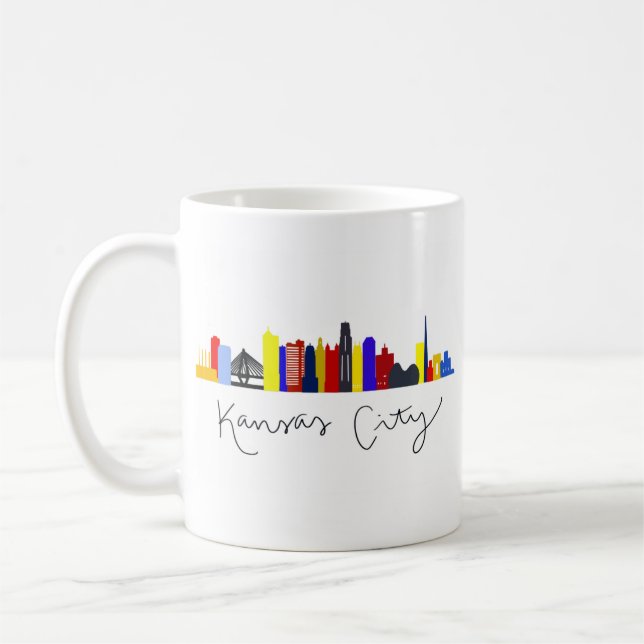 Taza De Café Línea aérea de Kansas City (Izquierda)