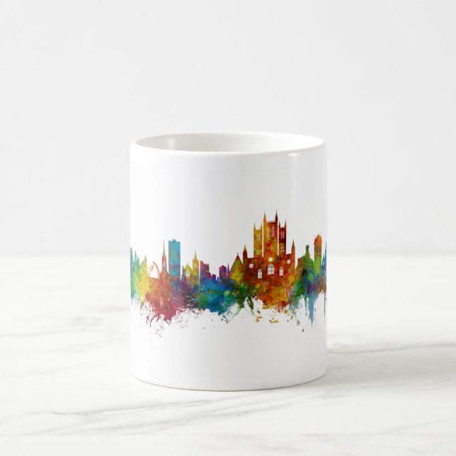 Taza De Café Línea aérea de Lincoln England (Centro)