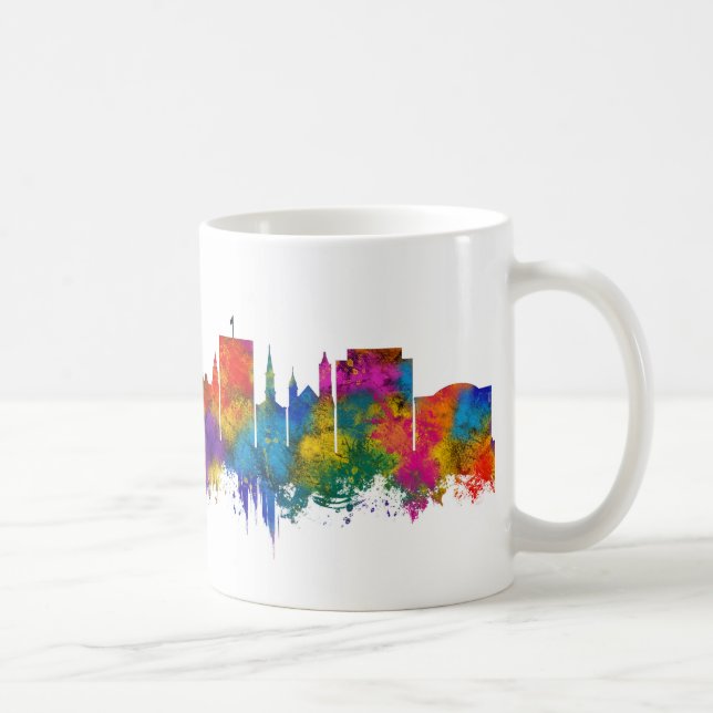 Taza De Café Línea aérea de Macon Georgia (Derecha)