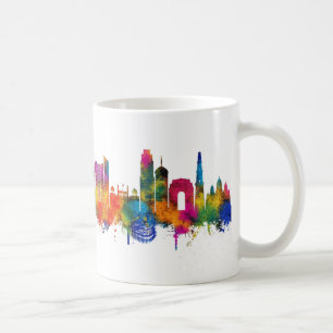 Taza De Café Línea aérea de Nueva Delhi en India