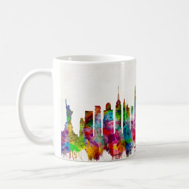 Taza De Café Línea aérea de Nueva York (Izquierda)