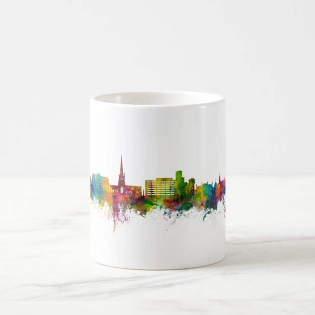 Taza De Café Línea aérea de Solihull England (Centro)