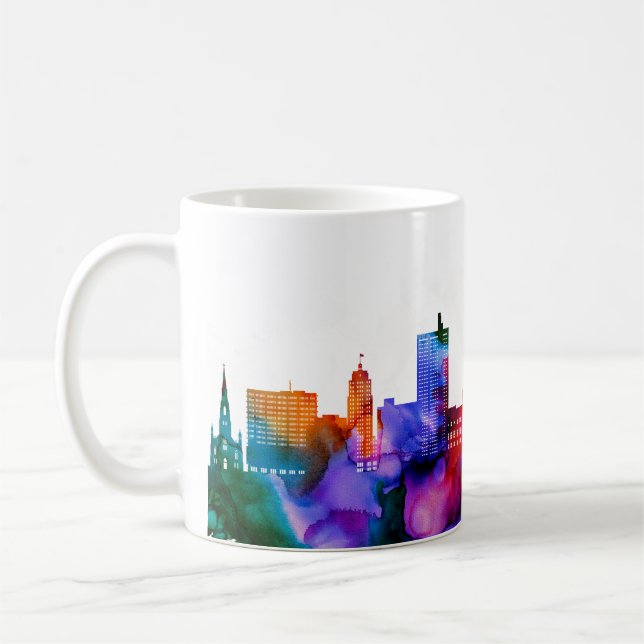 Taza De Café Línea aérea Fort Wayne (Izquierda)