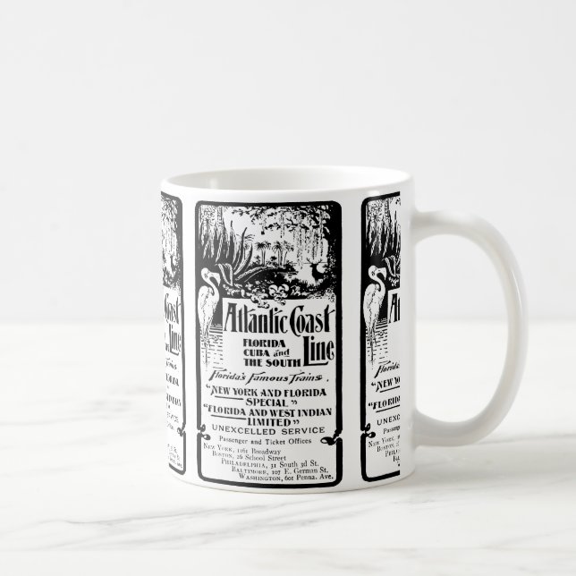 Taza De Café Línea atlántica ferrocarril 1934 de la costa (Derecha)