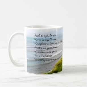 Taza De Café Línea costera irlandesa y Mug de oración
