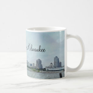Taza De Café Línea de la playa de Milwaukee