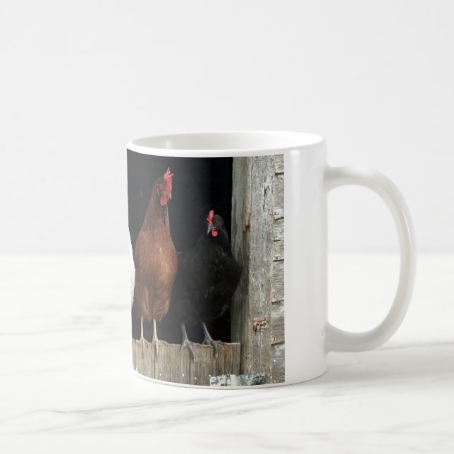 Taza De Café Línea del pollo (Derecha)