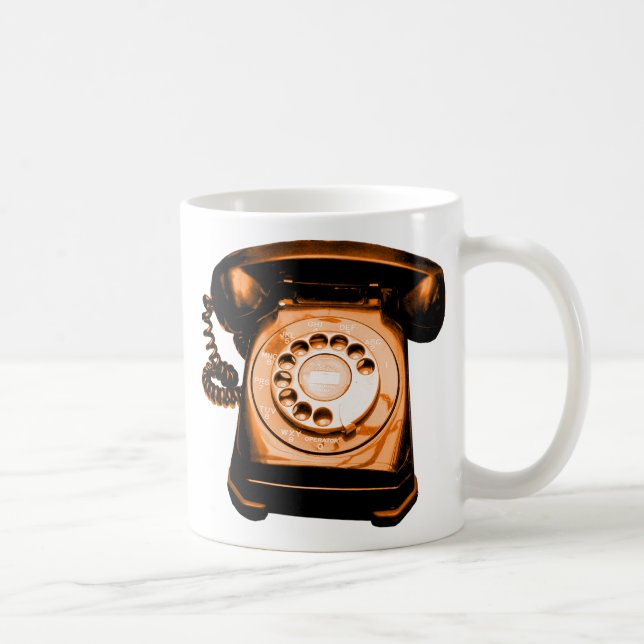 Taza De Café Línea directa Naranja (Derecha)