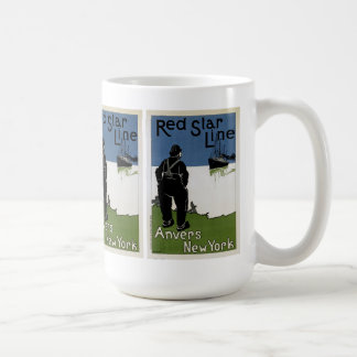 Taza De Café Línea Estrella Roja