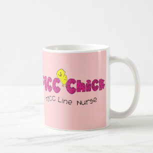 Taza De Café Línea regalos del polluelo PICC de PICC de la