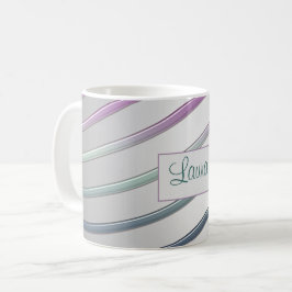 Taza De Café Líneas abstractas de la pendiente