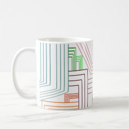 Taza De Café Líneas Art Deco
